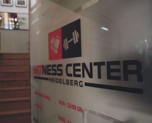 Eingang Hitness Center Heidelberg
